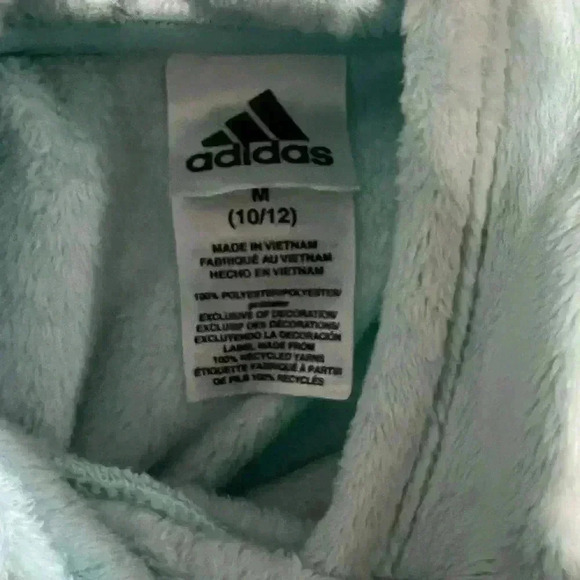 GIRLS ADIDAS HOODIE SIZE 10/12 - Picture 8 of 8
